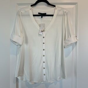 White House Black Market Military Top